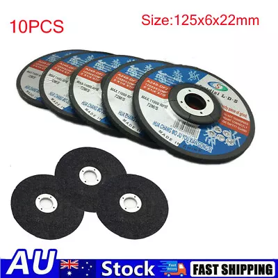 $29.49 • Buy 10X 125mm X 6mm Grinding Discs Wheels 5  Metal Steel Angle Grinder Cutting Flap