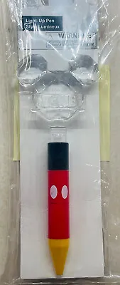 Mickey Ink Pen (New Old Stock. Pen Works. (To Light Up Need New Batteries) • $5.56