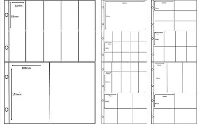 £3.99 • Buy Cigarette Postcard Collectors GLEN Album Pages Pack Of 10