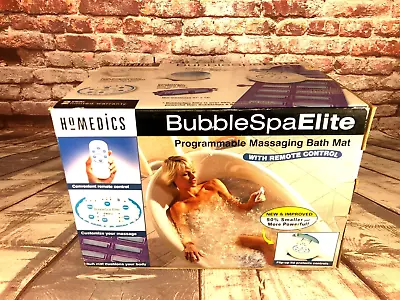 Homedics BMAT-2 Electric Bubble Bath Tub Spa Deluxe Massaging Heat With Remote • $172.80