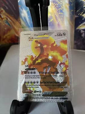 Charizard VMAX Silver  Foil 🔥Fan Art 🔥Rare Pokemon  N/M • $3.14