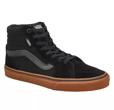 $102.96 • Buy Mens Vans Filmore Hi Black/Gum Hi Top Lace Up Shoes