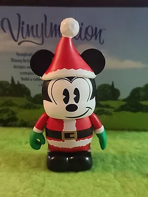 DISNEY Vinylmation 3  Park Set 1 Christmas Holiday Santa Claus Mickey Mouse  • $9.99