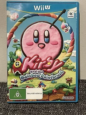 Kirby And The Rainbow Paintbrush Nintendo Wii U Aus PAL • $56