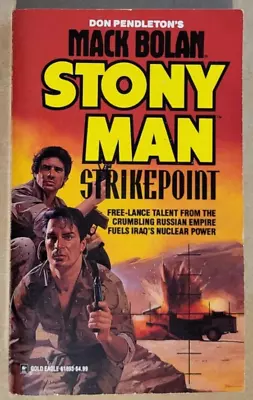 Don Pendleton: MACK BOLAN -STONY MAN #9- Strikepoint. (Executioner) • £5