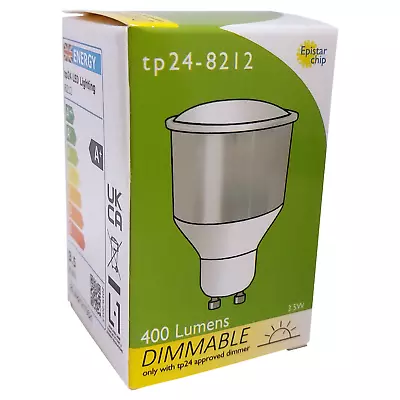 £11.89 • Buy TP24 LED Dim Long Neck Reflector Light Bulb 3.5W GU10 L1 Warm White 3000K 8212