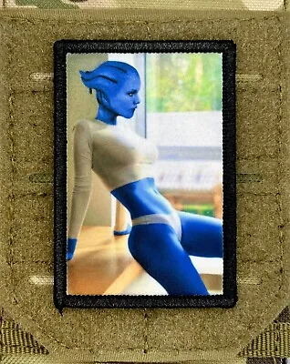 Mass Effect Liara T'Soni Morale Patch / Military ARMY Tactical Airsoft 570 • $8.99