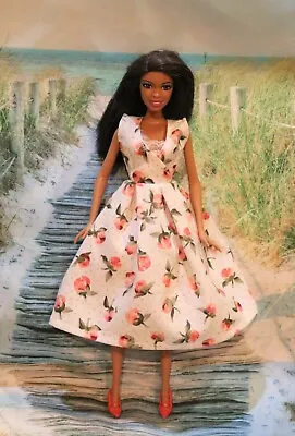 Dress For Barbie Reproduction Silkstone Curvy Fashionistas. White • $19