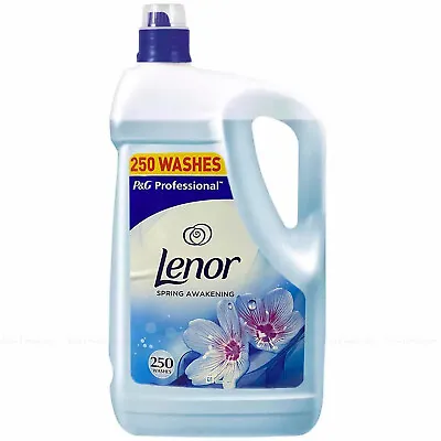 Lenor Spring Awakening Fabric Soft Longer Freshness Conditioner 250 Wash Pack 5l • £19.45