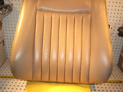Mercedes 1981-88 W126 Front Seat LEATHER Parchment Back GENUINE MBZ 1 CoverTy#1 • $348