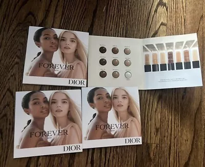 4 Dior Forever Skin Hydrating Glow Foundation Sample Card 8 Shades 1 Primer • $15.98