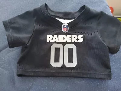 Vintage Build A Bear NFL Raiders Jersey/Shirt 00 Rare Las Vegas NFL VGC • £12