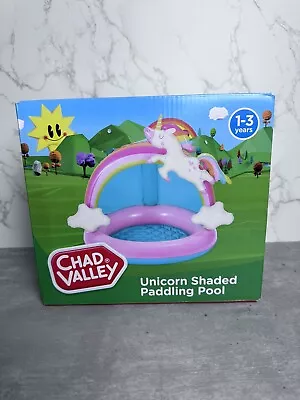 Chad Valley 3.9ft Unicorn Baby Paddling Pool - 28L • £16.99