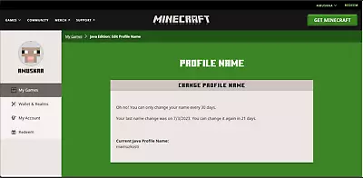 Minecraft Account Pc • $79