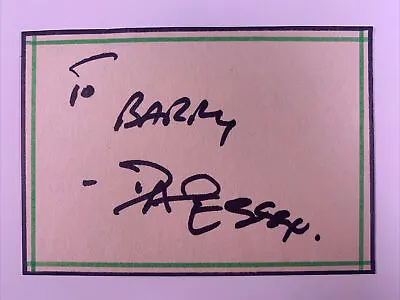 David Essex Signed Card Original Authentic From The Collection Of Barry McD • £35