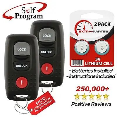 2 Remote Key Fob For 2002 2003 Mazda Protege 5 • $19.95