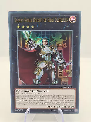 Sacred Noble Knight Of King Custennin CYHO-EN089 Unl Ultra Rare Yugioh Card • £3.17