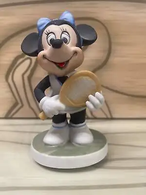 Minnie Mouse - Bisque 4  Statue / Figurine - Tennis Player - Walt Disney Product • $15