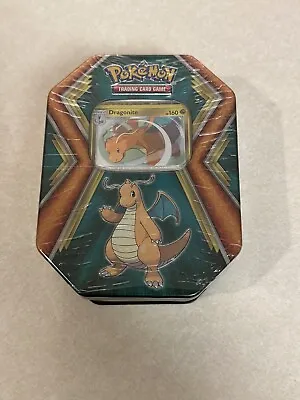 Pokemon TCG Dragonite Tin With 3 Packs Card Booster Packs - Factory Sealed 2019 • $42