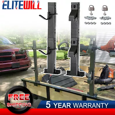 ELITEWILL 2 Place Lock Trimmer Rack Trim Line Holder For Landscape Trailer Racks • $45.99