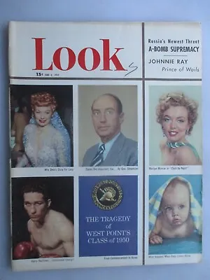 Look Magazine - June 3 1952 With Marilyn Monroe Movie Feature • $17.99