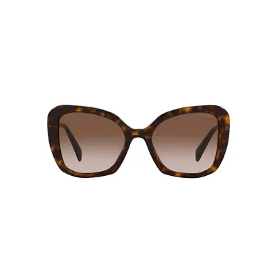 Prada PR 03YS 2AU6S1 Tortoise Plastic Butterfly Sunglasses Brown Gradient Lens • $112.13