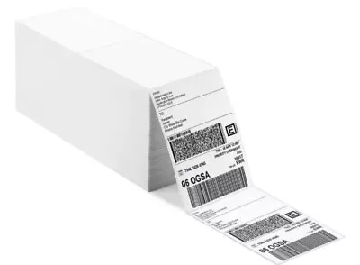 24000 4x6 Fanfold Thermal Shipping Labels Perforated Label SALE BULK OFFER • $64.99