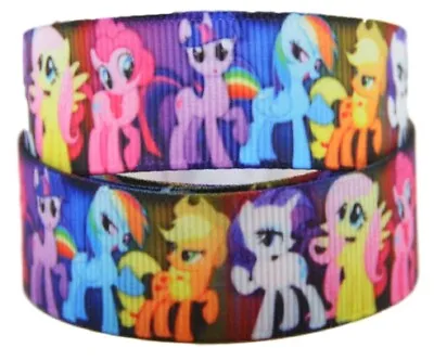 My Little Pony Characters 1  Wide Repeat Ribbon Sold In Yard Lots • $5.99