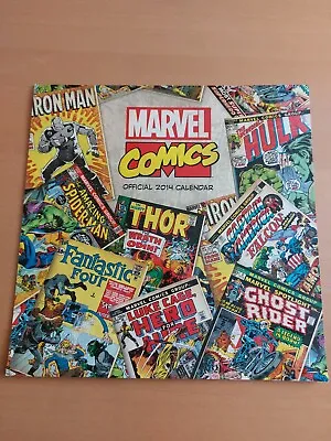 Marvel Comics Official Super Heroes 2014 Wall Calendar Spiderman Hulk X-Men • $2.53