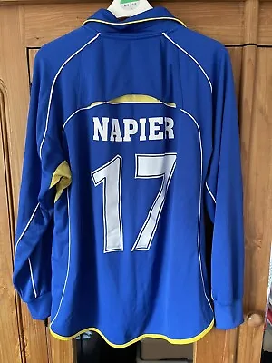 Essex Eagles County Cricket Club Match Worn Signed Graham Napier Shirt England • £39.99