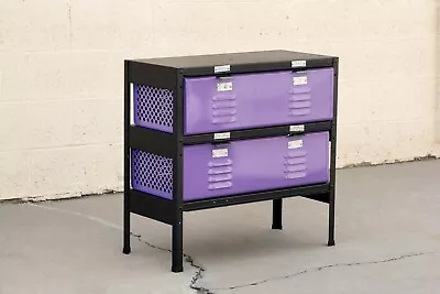 2 X 2 Locker Basket Unit In Lilac Vintage Inspired/ Newly Fabricated To Order • $660