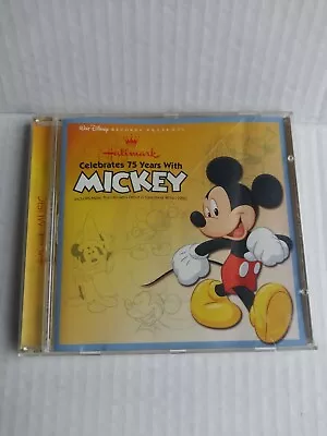 Hallmark Celebrates 75 Years With Mickey Mouse Music CD - Walt Disney Records • £8.63