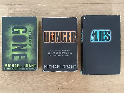 Gone Hunger Lies Series By Michael Grant 3 Book Bundle Set • £6.50