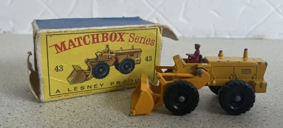 £10 • Buy Matchbox No 43 Aveling Barford Tractor Shovel  With Original Box
