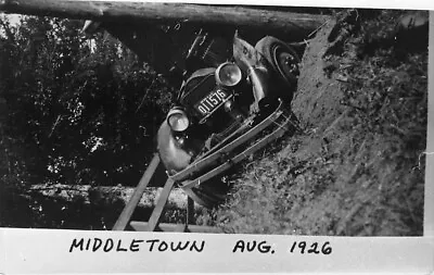 Reproduction Car Crash Middletown NJ Aug 1926 Real Photo RPPC • $5.99
