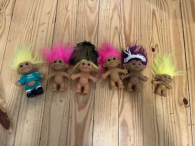 Lot Of 6 Vintage Russ Troll Doll Figurine • $19.95