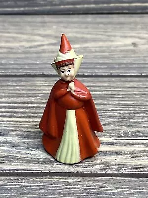 Vintage Fast Food Toy Disney Fairy Godmother Flora Red Dress  • $8.99