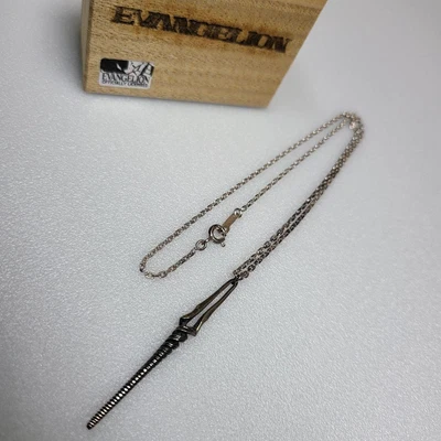 $213.20 • Buy Evangelion Spear Of Longinus Silver 925 Necklace With Wooden Box
