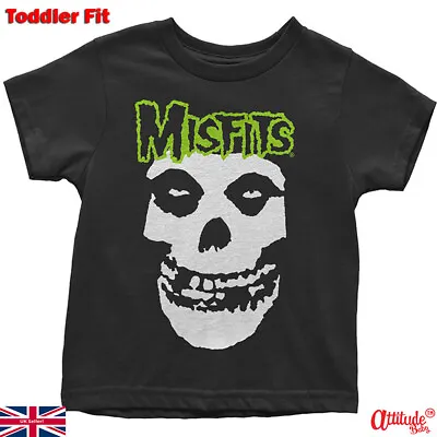 £13.95 • Buy Misfits Baby And Kids T Shirts-Misfits Skull Logo Official Baby And Toddler Tees
