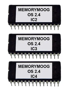 MOOG MemoryMoog OS Version 2.4 Firmware Update Upgrade Memory ROM Eprom • $65.02