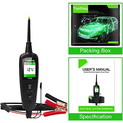 12V 24V Car Electrical Circuit Tester Power Probe 2 Meter AVO Detection Tools • $35.99