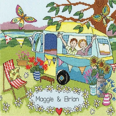 Bothy Threads XJR36 Our Caravan Counted Cross Stitch Kit By Julia Rigby • £28.50