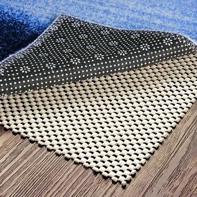 £4.91 • Buy For Futon Mattresses Rug Pad Mesh Carpet Indoor Floor Base Mat Underlay