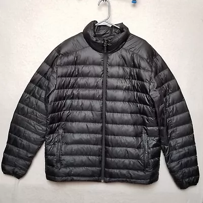 Marmot Zeus Jacket Mens Large Black 700 Fill Down  Lightweight Puffer • $39.94