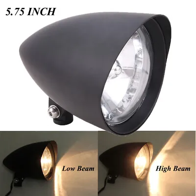 5.75   5-3/4 Inch Motorcycle Headlight Lamp Visor Bucket For Harley Dyna Softail • $68.57