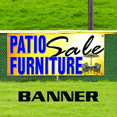 Patio Furniture Sale Vinyl Banner Dining Pergola Furniture Advertise Banner Sign • $21.99