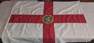 Vintage Old Rare Flag - Alderney Channel Islands England -  Embroidered 90x125cm • $70