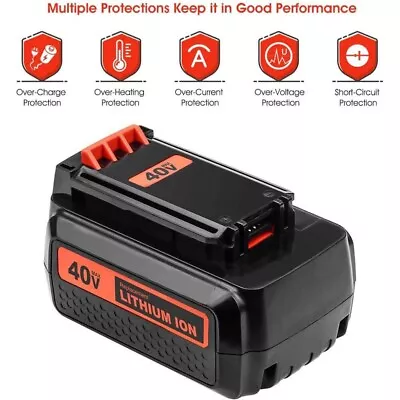 1Pack For Black+Decker 40V 3.0Ah 40 Volt Max Lithium LBXR36 LBX2040 Battery Tool • $25.09