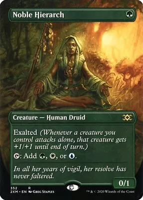 Magic The Gathering (mtg): 2XM: Noble Hierarch (Full Art) - Rare - Foil - Ful... • $20.89