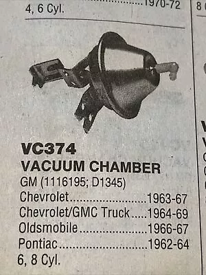 $14.95 • Buy Distributor Vacuum Advance Kemparts VC374